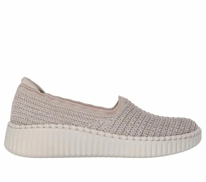 Skechers Wilshire Blvd 8211 Fashion Figure Taupe Women Casual Sneakers