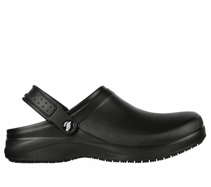 Skechers Work Arch Fit Riverbound SR Black Men SlipOns