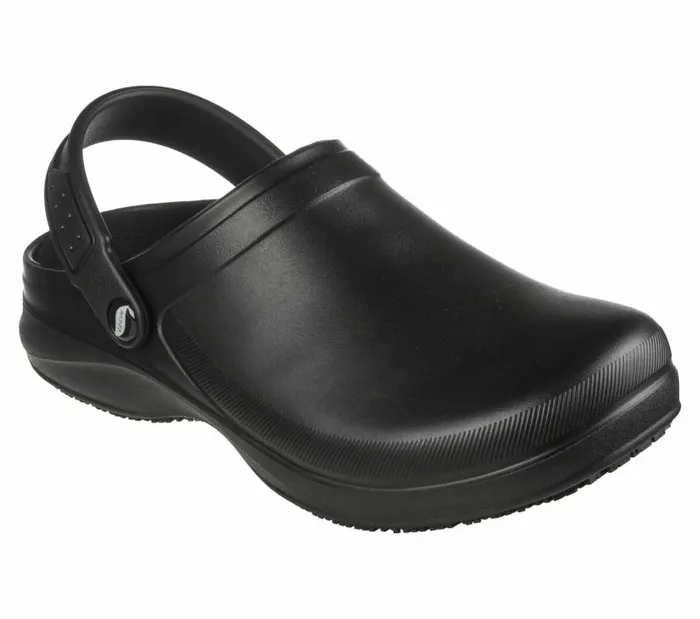 Skechers Work Arch Fit Riverbound SR Black Men SlipOns