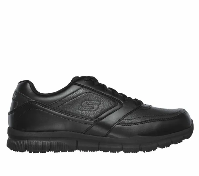 Skechers Work Relaxed Fit Nampa SR Black Men Lace Up
