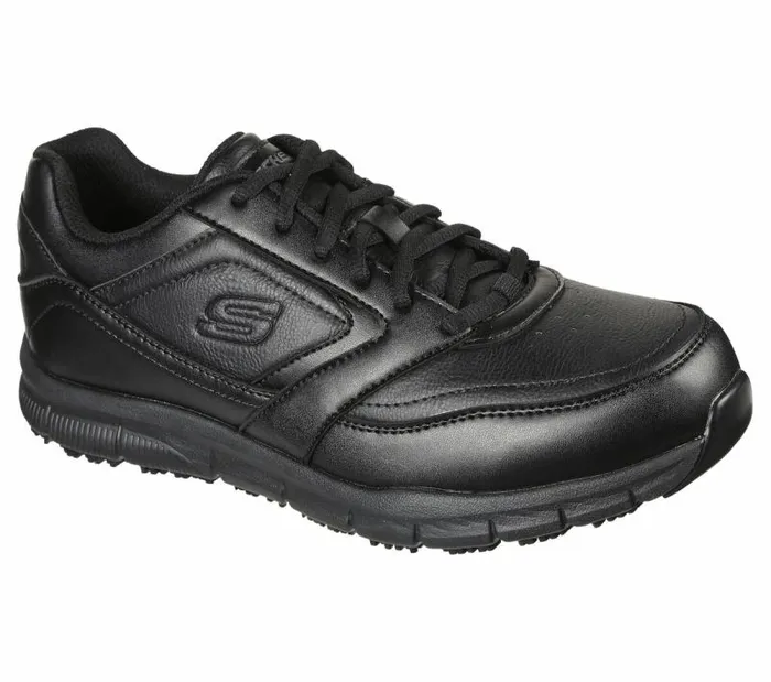 Skechers Work Relaxed Fit Nampa SR Black Men Lace Up Skechers Work Relaxed Fit Nampa SR Black Men Lace Up