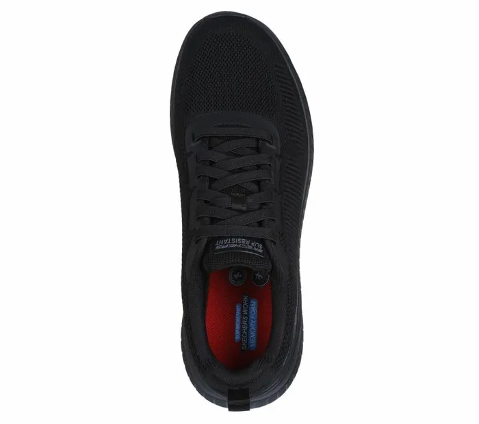 Skechers Work Relaxed Fit Squad Chaos Slip Resistant 8211 Fellker Black Men Work and Safety Skechers Work Relaxed Fit Squad Chaos Slip Resistant 8211 Fellker Black Men Work and Safety