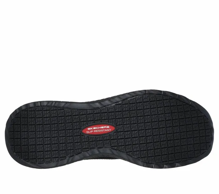 Skechers Work Relaxed Fit Squad Chaos Slip Resistant 8211 Fellker Black Men Work and Safety Skechers Work Relaxed Fit Squad Chaos Slip Resistant 8211 Fellker Black Men Work and Safety