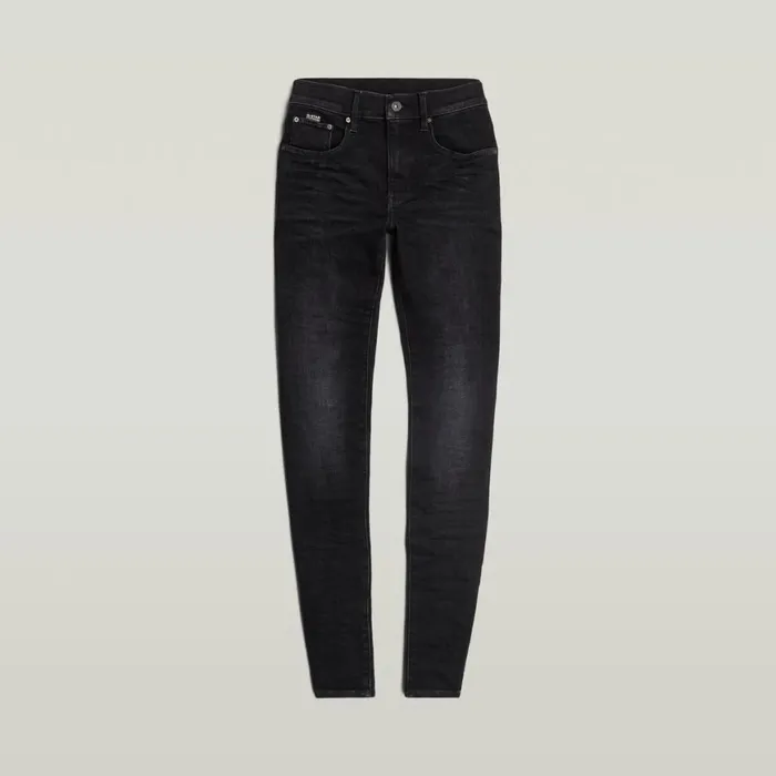 Skinny Women GStar RAW 3301 High Skinny Jeans Worn In Coal
