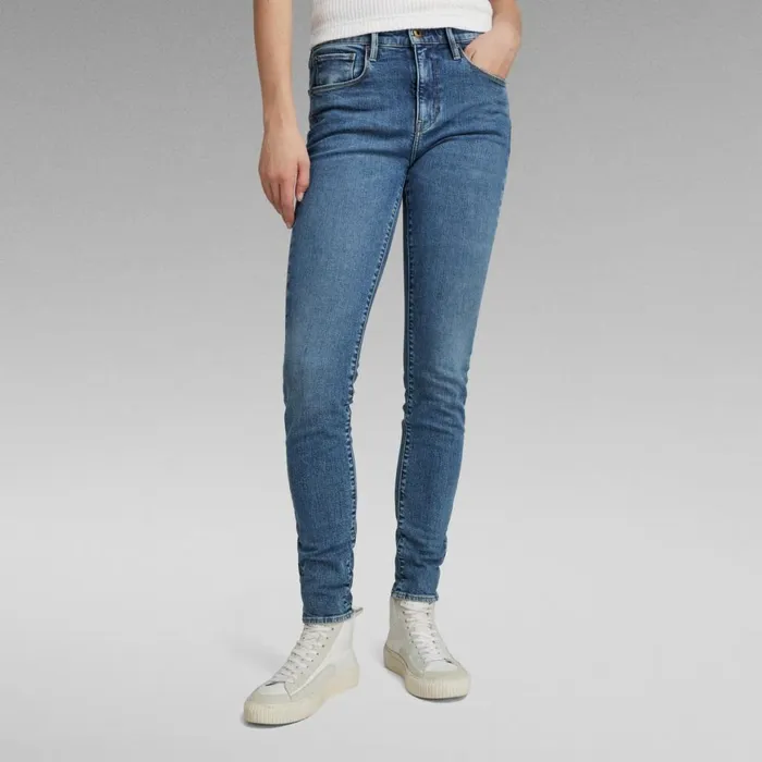 Skinny Women GStar RAW 3301 Skinny Jeans Faded Miami Blue
