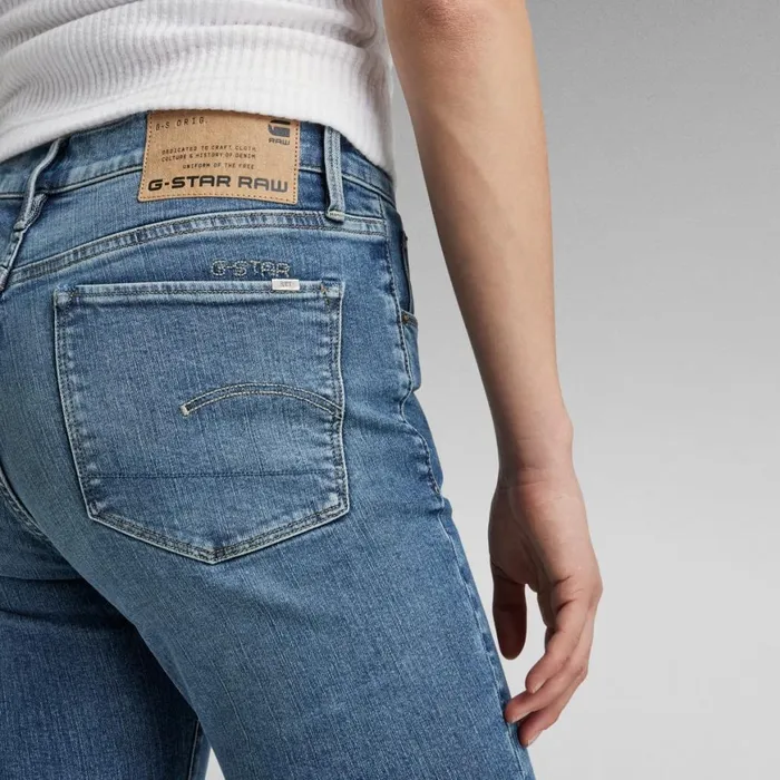 Skinny Women GStar RAW 3301 Skinny Jeans Faded Miami Blue