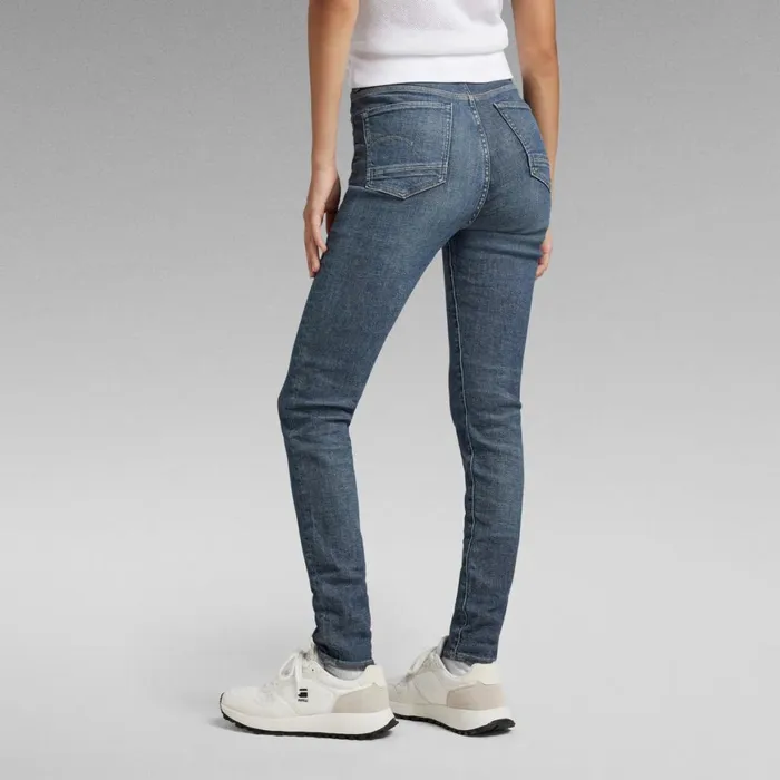 Skinny Women GStar RAW Kafey Ultra High Skinny Jeans Faded Blues