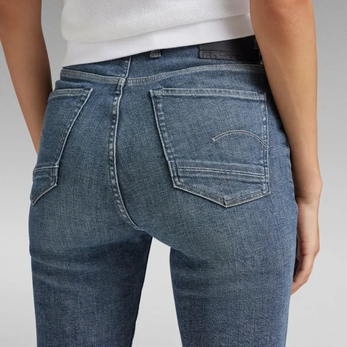 Skinny Women GStar RAW Kafey Ultra High Skinny Jeans Faded Blues