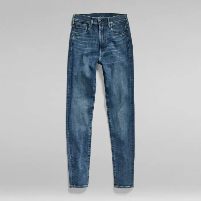 Skinny Women GStar RAW Kafey Ultra High Skinny Jeans Faded Cascade