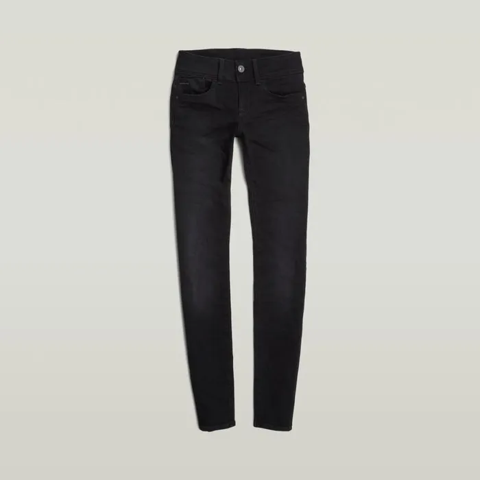 Skinny Women GStar RAW Lynn Mid Skinny Jeans Dusty Grey