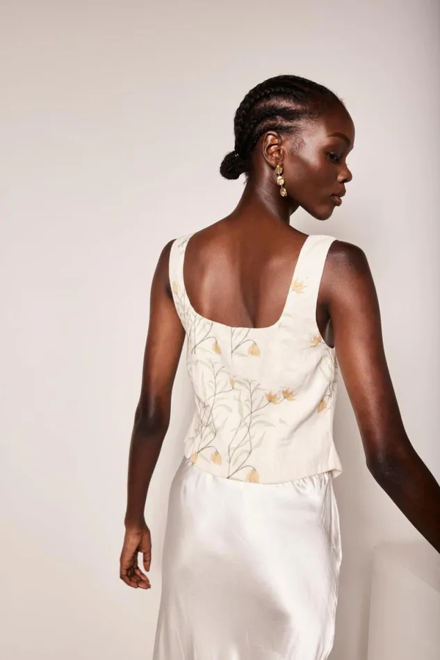 Sleeveless Women VRG GRL Ingrid Top Florette Sleeveless Women VRG GRL Ingrid Top Florette