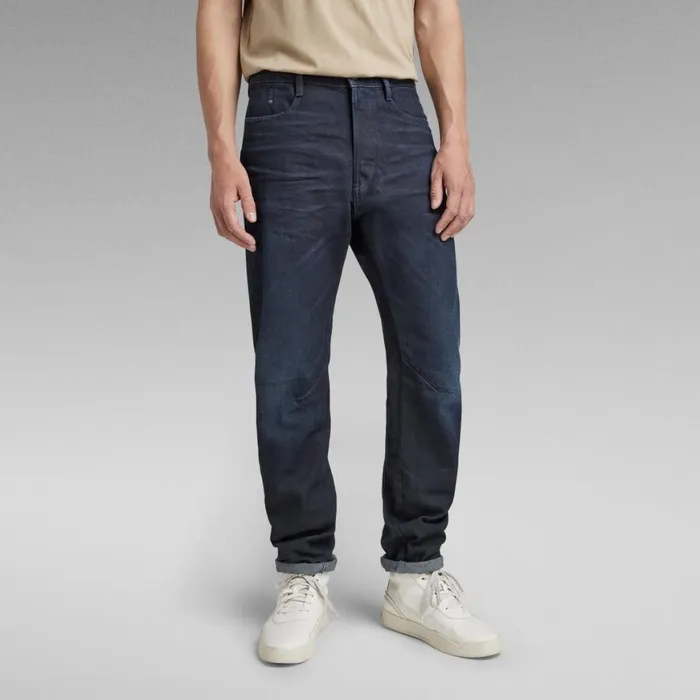 Slim Men GStar RAW Arc 3D Jeans Worn In Naval Blue Cobler