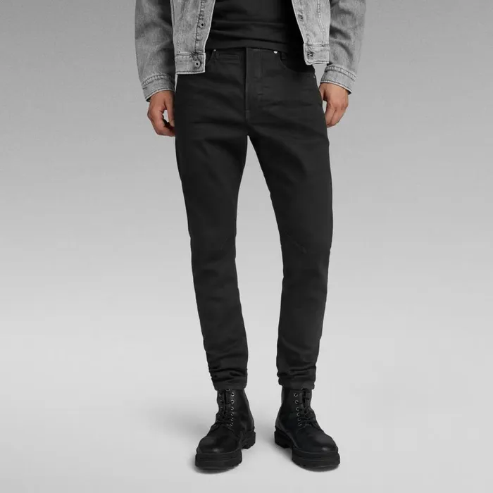Slim Men GStar RAW DStaq 3D Slim Jeans Pitch Black