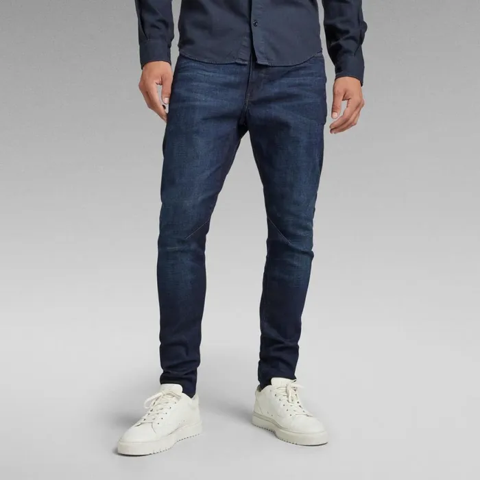 Slim Men GStar RAW DStaq 3D Slim Jeans Worn In Dark Sapphire