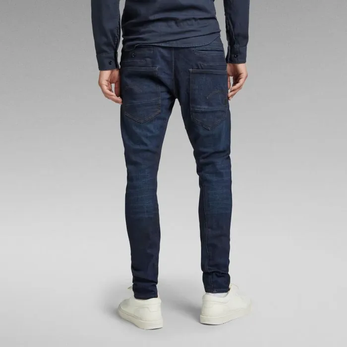 Slim Men GStar RAW DStaq 3D Slim Jeans Worn In Dark Sapphire