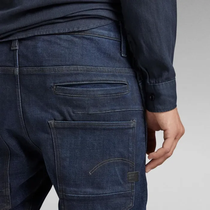 Slim Men GStar RAW DStaq 3D Slim Jeans Worn In Dark Sapphire