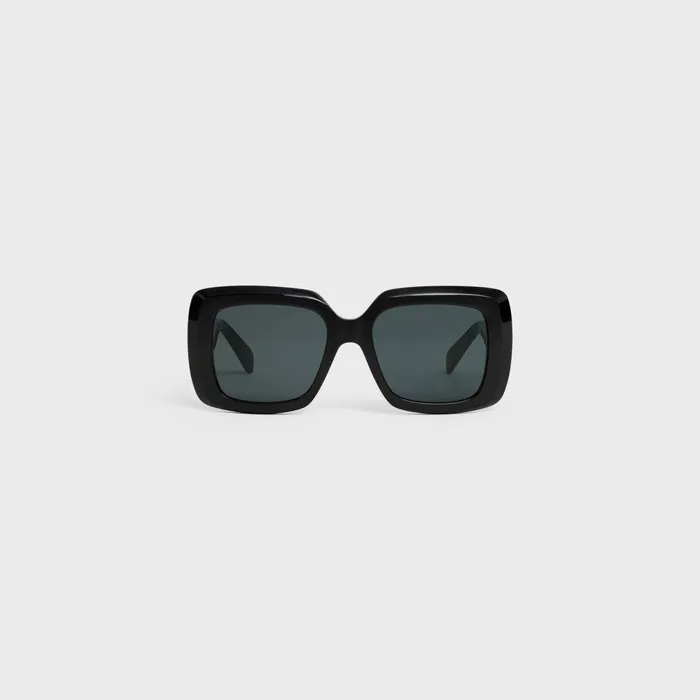Square S263 Sunglasses In Acetate Black Women CELINE SUNGLASSES