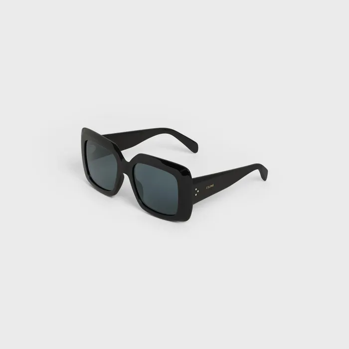 Square S263 Sunglasses In Acetate Black Women CELINE SUNGLASSES