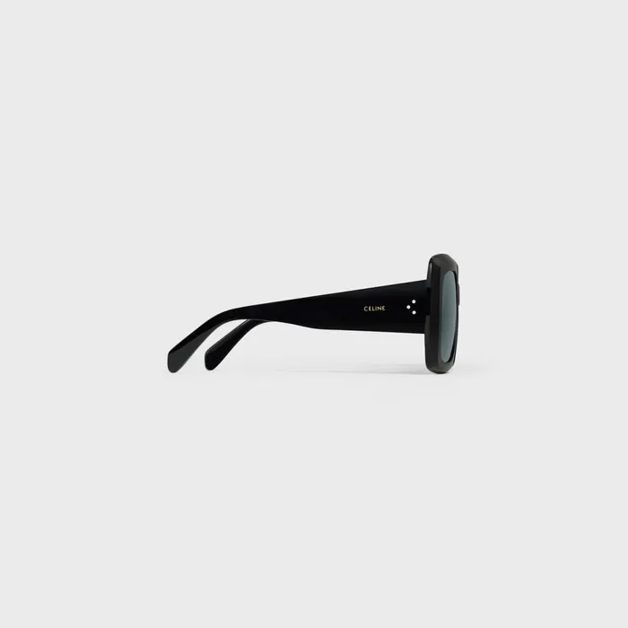 Square S263 Sunglasses In Acetate Black Women CELINE SUNGLASSES