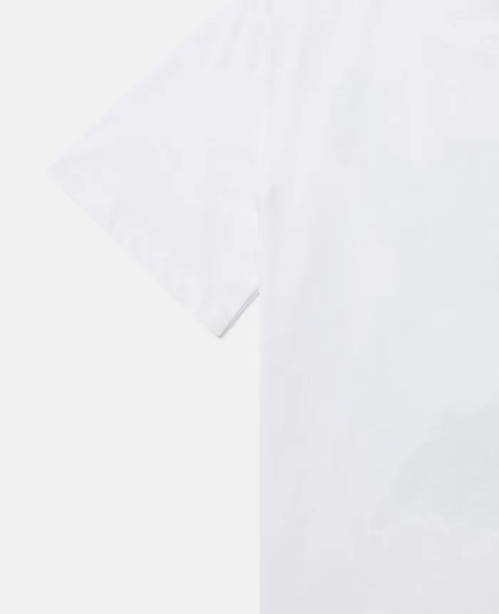 Stella McCartney Flap Monkey Face TShirt White Kids TShirts And Sweatshirt
