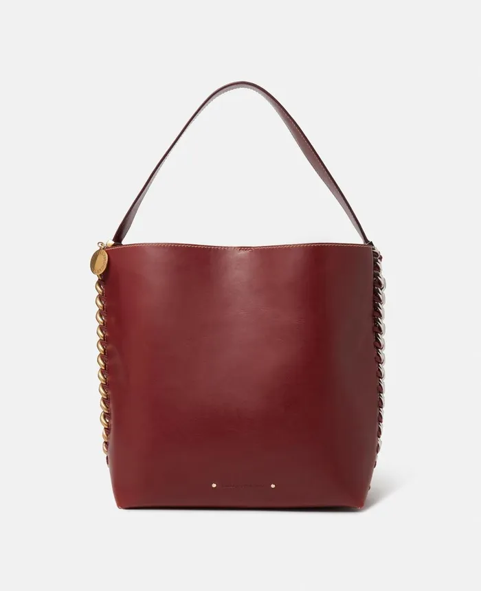 Stella McCartney Frayme Tote Bag Cherry Women Tote Bags