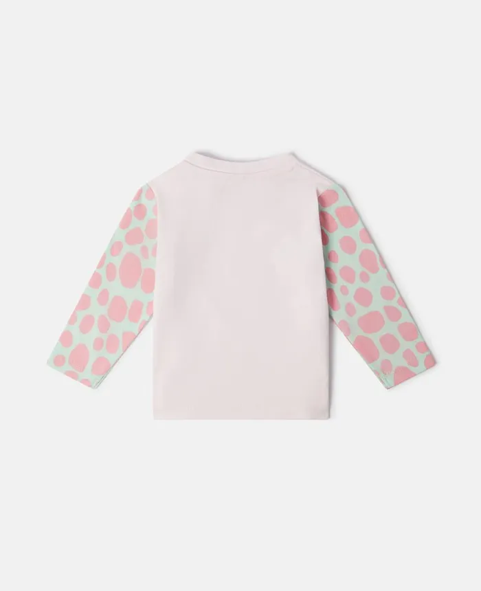 Stella McCartney Giraffe Print Long Sleeve TShirt Pink Kids Sweatshirt And TShirts Stella McCartney Giraffe Print Long Sleeve TShirt Pink Kids Sweatshirt And TShirts