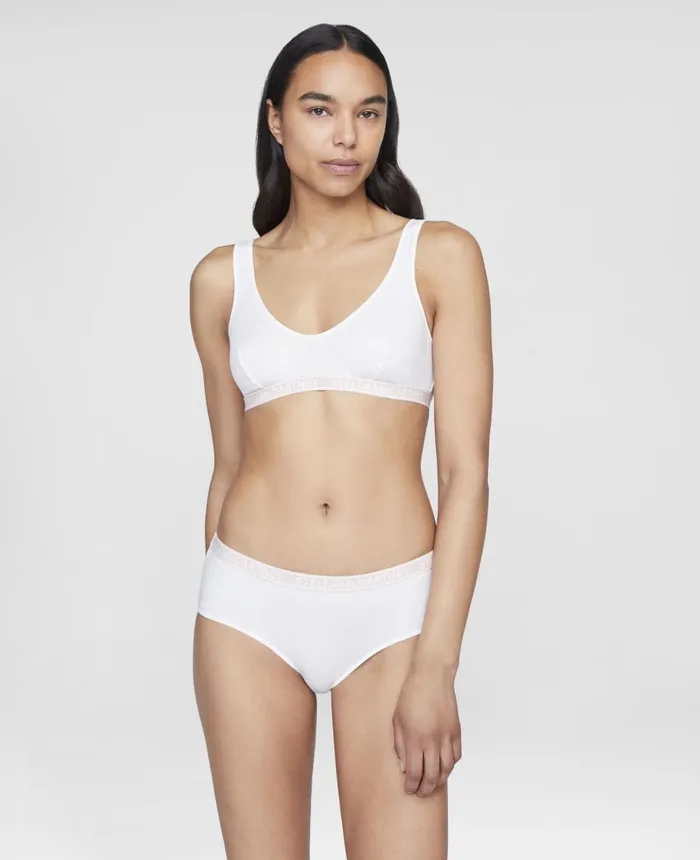 Stella McCartney Ivy Chatting Bralette Winter White Women Lingerie And Sleepwear Stella McCartney Ivy Chatting Bralette Winter White Women Lingerie And Sleepwear