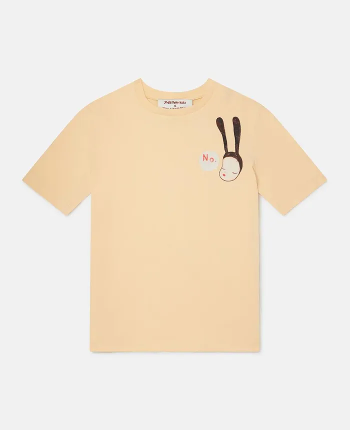 Stella McCartney Little Black Bunny Print TShirt Orange Kids TShirts And Tops Stella McCartney Little Black Bunny Print TShirt Orange Kids TShirts And Tops