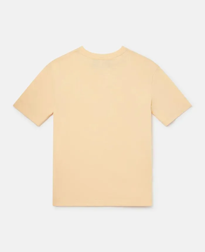 Stella McCartney Little Black Bunny Print TShirt Orange Kids TShirts And Tops Stella McCartney Little Black Bunny Print TShirt Orange Kids TShirts And Tops