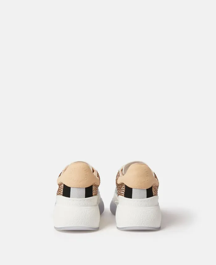 Stella McCartney Loop Crystal Degrad LaceUp Trainers Smoked Topaz Women Sneakers Stella McCartney Loop Crystal Degrad LaceUp Trainers Smoked Topaz Women Sneakers