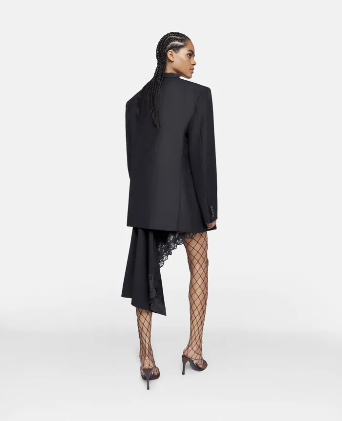 Stella McCartney Oversized DoubleBreasted Blazer Black Women Coats And Jackets Stella McCartney Oversized DoubleBreasted Blazer Black Women Coats And Jackets