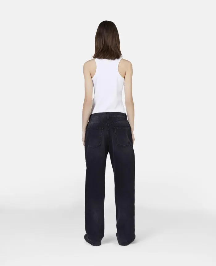 Stella McCartney Pearl Embroidery Racerfront Tank Top White Women Sweatshirts And TShirts Stella McCartney Pearl Embroidery Racerfront Tank Top White Women Sweatshirts And TShirts