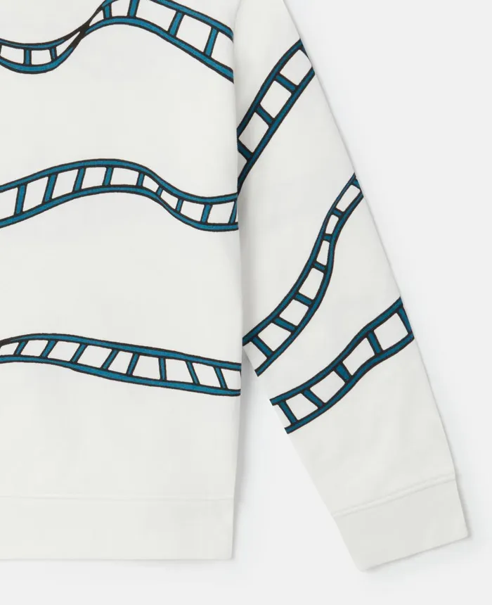 Stella McCartney Rollercoaster Print Sweatshirt White Kids TShirts And Sweatshirt Stella McCartney Rollercoaster Print Sweatshirt White Kids TShirts And Sweatshirt