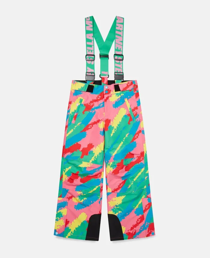 Stella McCartney Spray Print Snow Trousers Multicolour Kids Pants and Shorts