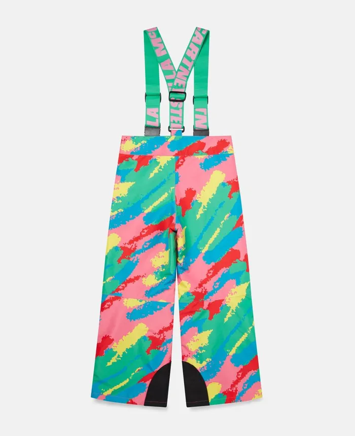Stella McCartney Spray Print Snow Trousers Multicolour Kids Pants and Shorts Stella McCartney Spray Print Snow Trousers Multicolour Kids Pants and Shorts