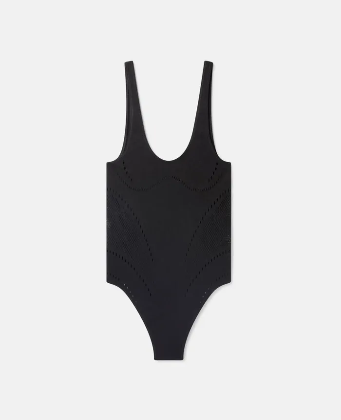 Stella McCartney Stellawear Bodysuit Black Women Swimwear