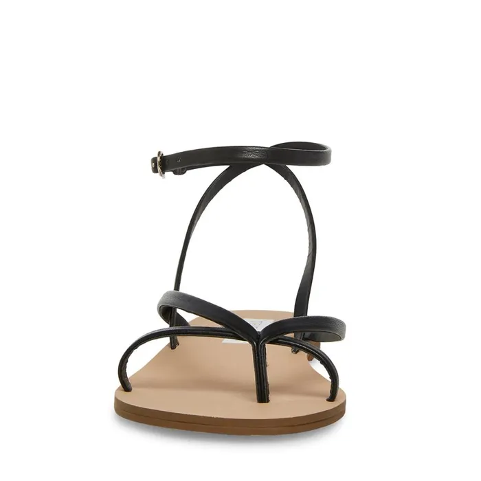 Steve Madden Amuse Black Womens Sandals