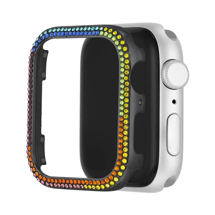 Steve Madden Apple Watch Bumper Gold Multi 4244mm Womens Watches