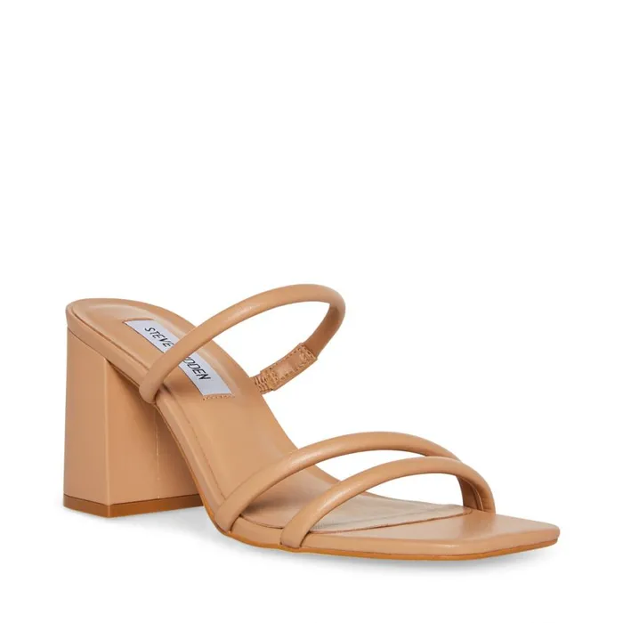 Steve Madden Avani Tan Womens Heels