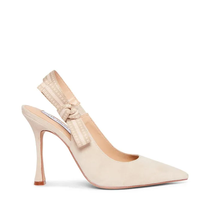 Steve Madden Bri Taupe Suede Womens Heels