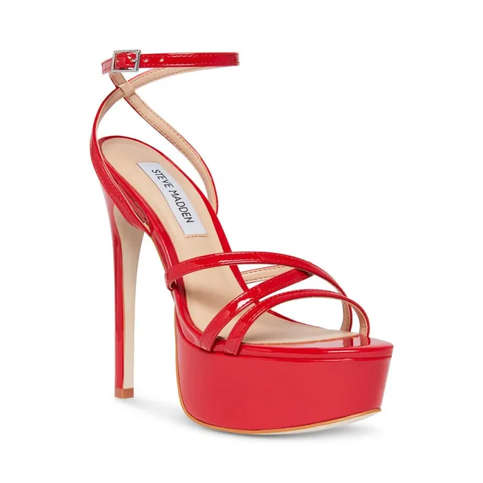Steve Madden Celia Red Patent Womens Heels