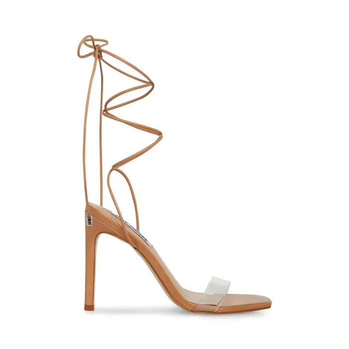 Steve Madden Eliza Tan Leather Womens Heels