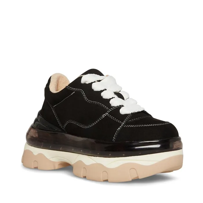 Steve Madden Evolved Black Womens Sneakers