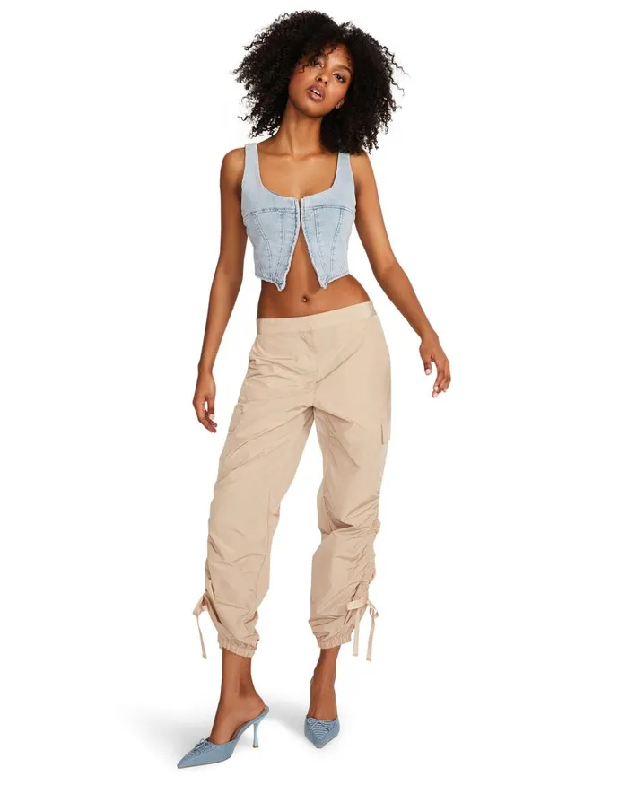 Steve Madden Hally Pant Khaki Womens Bottoms