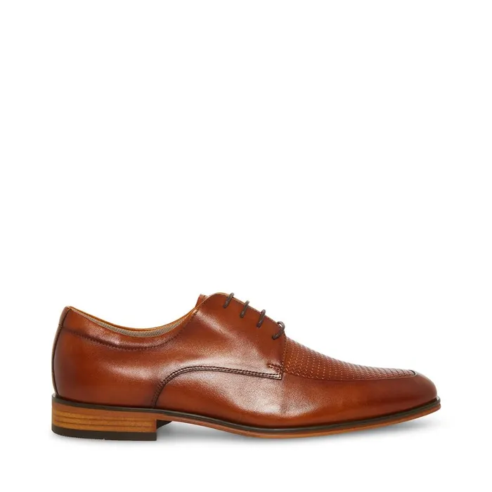 Steve Madden Imala Tan Leather Mens Dress