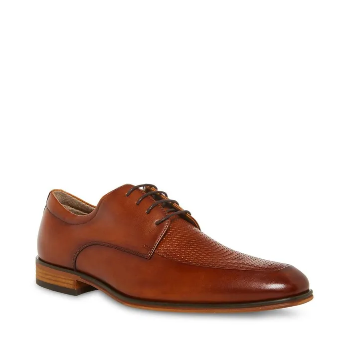 Steve Madden Imala Tan Leather Mens Dress