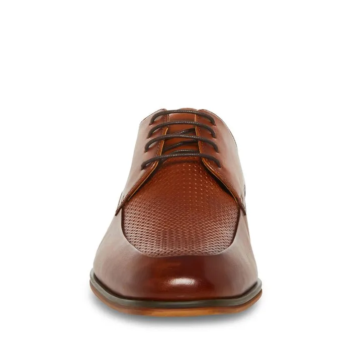 Steve Madden Imala Tan Leather Mens Dress
