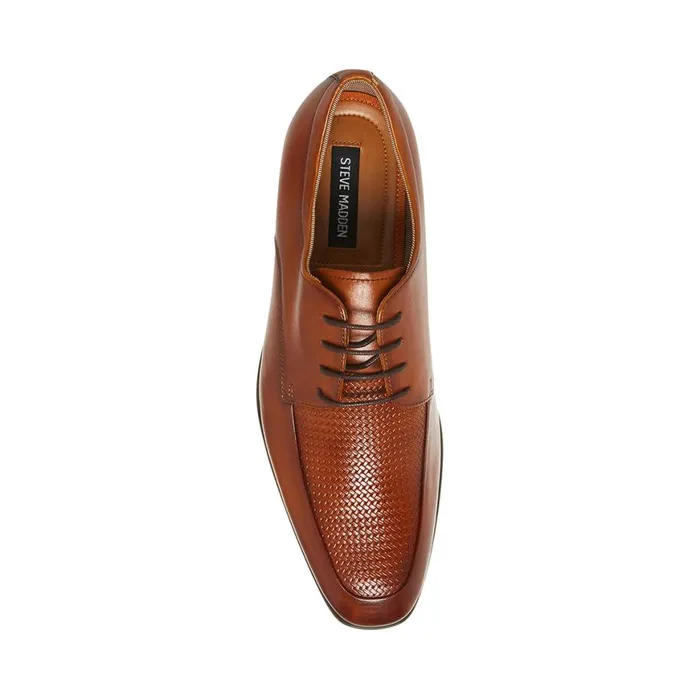 Steve Madden Imala Tan Leather Mens Dress
