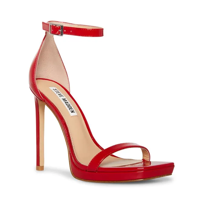 Steve Madden Iridessa Red Patent Womens Heels Steve Madden Iridessa Red Patent Womens Heels