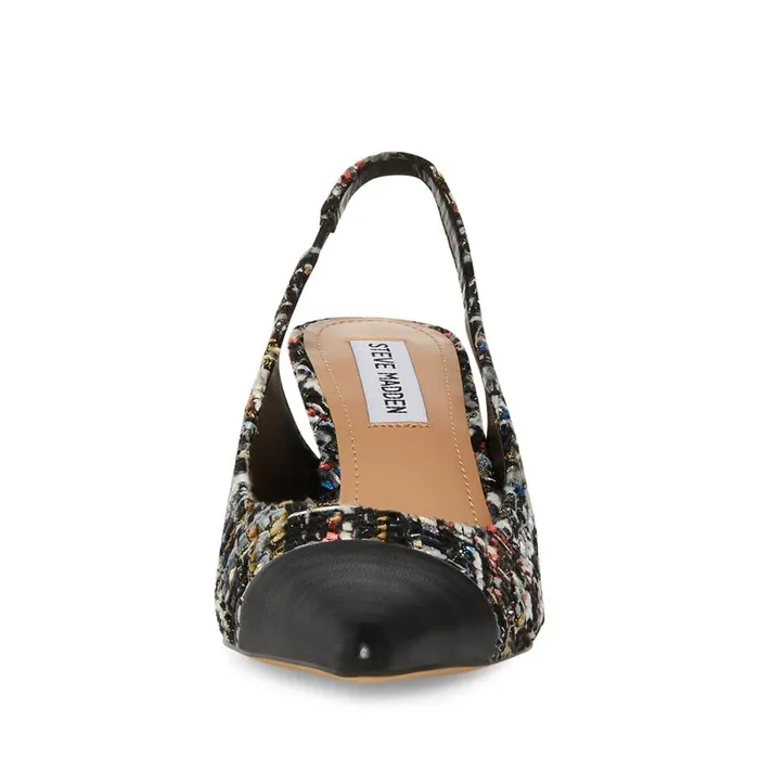 Steve Madden Kling Black Multi Womens Heels